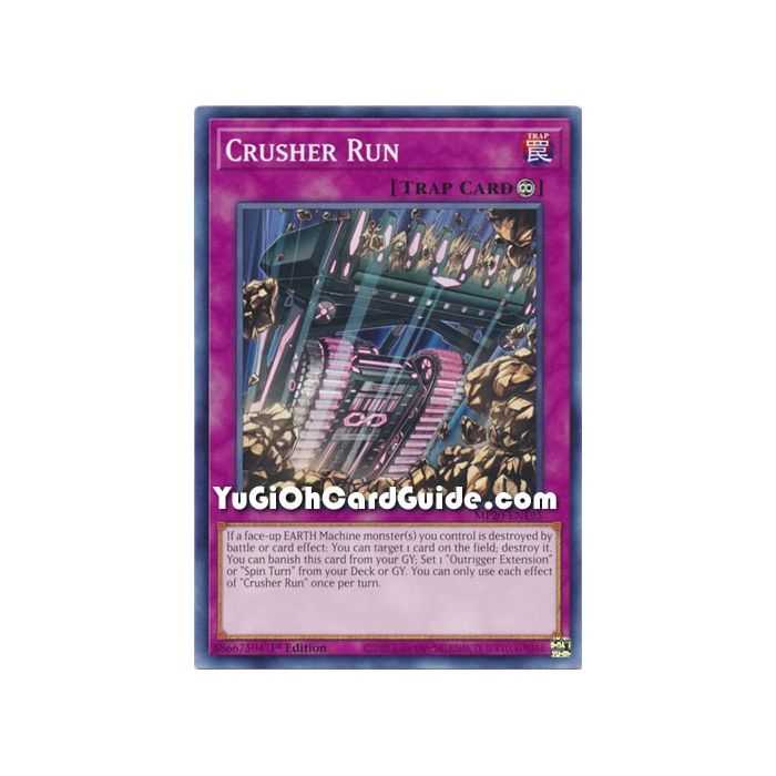 Crusher Run (Common) – 2020 Tin of Lost Memories | Carta YUGIOH en México