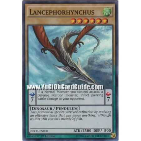 Lancephorhynchus (Super Rare) – The New Challengers | Carta YUGIOH en México