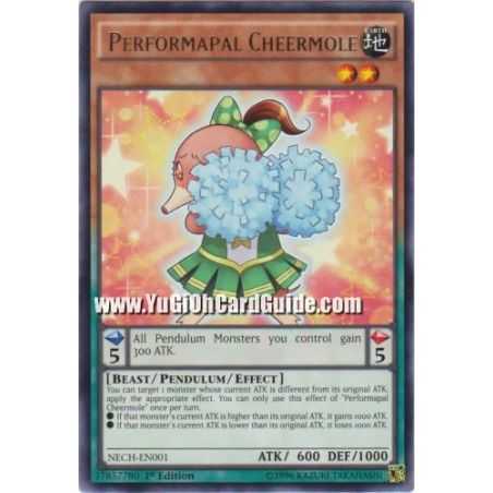 Perfomapal Cheermole (Rare) – The New Challengers | Carta YUGIOH en México
