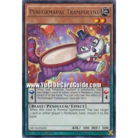 Perfomapal Trampolynx (Rare) – The New Challengers | Carta YUGIOH en México