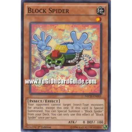 Block Spider (Common) – The New Challengers | Carta YUGIOH en México