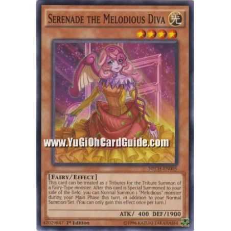 Serenade the Melodious Diva (Common) – The New Challengers | Carta YUGIOH en México
