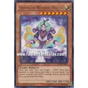 Shopina the Melodious Maestra (Rare) – The New Challengers | Carta YUGIOH en México