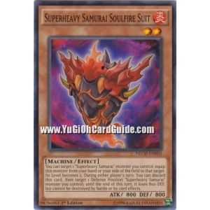 Superheavy Samurai Soulfire Suit (Common) – The New Challengers | Carta YUGIOH en México