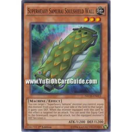 Superheavy Samurai Soulshield Wall (Common) – The New Challengers | Carta YUGIOH en México