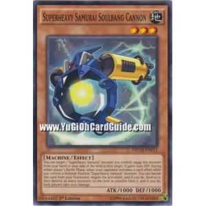 Superheavy Samurai Soulbang Cannon (Common) – The New Challengers | Carta YUGIOH en México