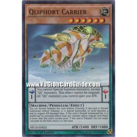 Qliphort Carrier (Super Rare) – The New Challengers | Carta YUGIOH en México