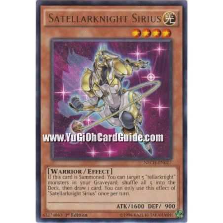 Satellarknight Sirius (Rare) – The New Challengers | Carta YUGIOH en México