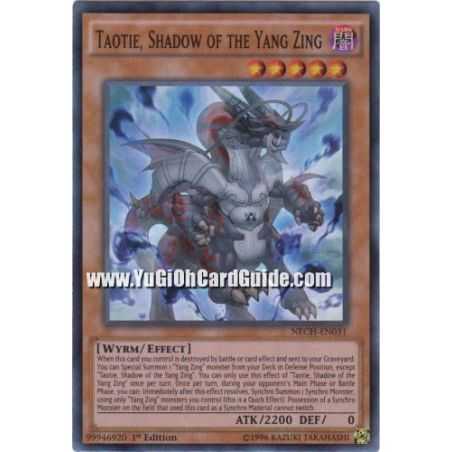 Taotie, Shadow of the Yang Zing (Super Rare) – The New Challengers | Carta YUGIOH en México