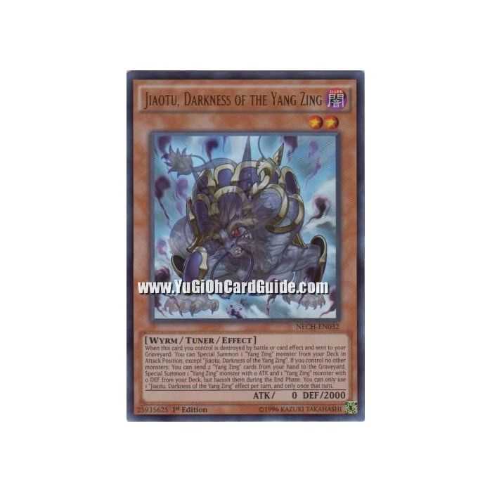 Jiaotu, Darkness of the Yang Zing (Ultra Rare) – The New Challengers | Carta YUGIOH en México