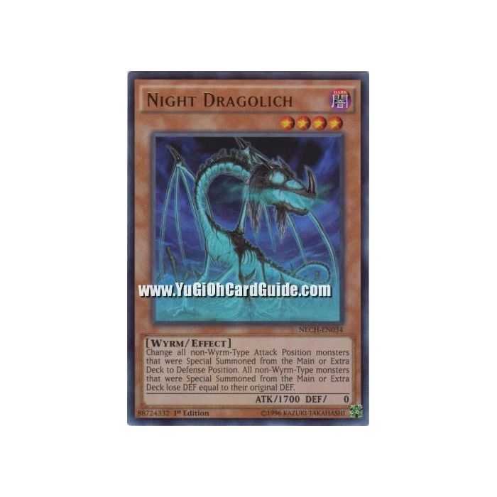 Night Dragolich (Ultra Rare) – The New Challengers | Carta YUGIOH en México