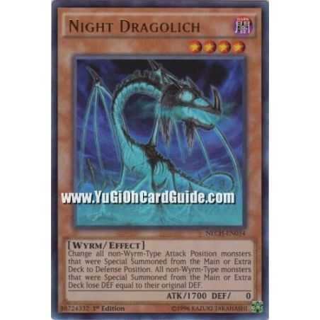 Night Dragolich (Ultra Rare) – The New Challengers | Carta YUGIOH en México