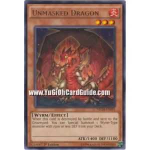 Unmasked Dragon (Rare) – The New Challengers | Carta YUGIOH en México
