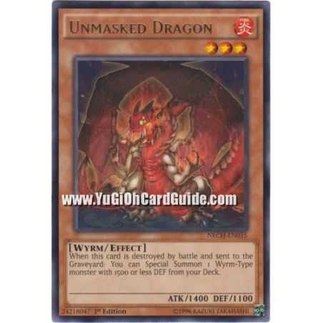 Unmasked Dragon (Rare) – The New Challengers | Carta YUGIOH en México