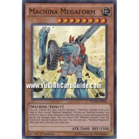 Machina Megaform (Super Rare) – The New Challengers | Carta YUGIOH en México