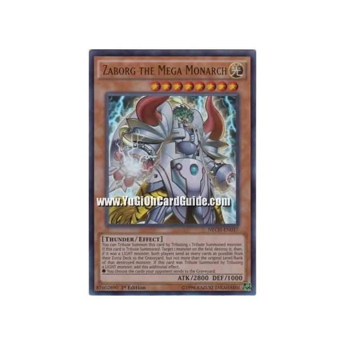 Zaborg the Mega Monarch (Ultra Rare) – The New Challengers | Carta YUGIOH en México