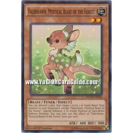 Valerifawn, Mystical Beast of the Forest (Common) – The New Challengers | Carta YUGIOH en México