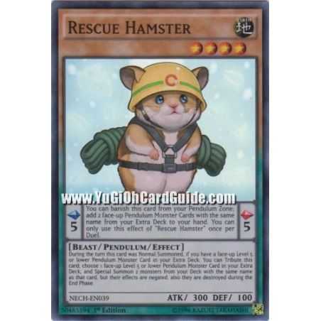 Rescue Hamster (Super Rare) – The New Challengers | Carta YUGIOH en México