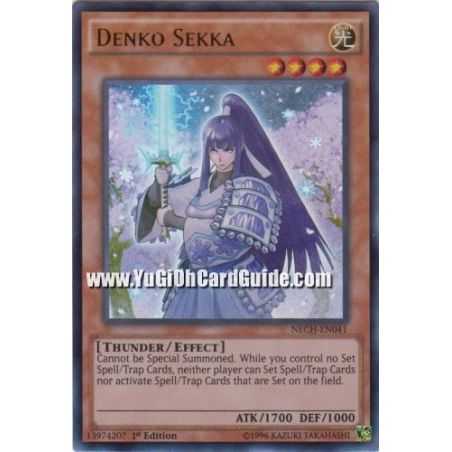 Denko Sekka (Ultra Rare) – The New Challengers | Carta YUGIOH en México