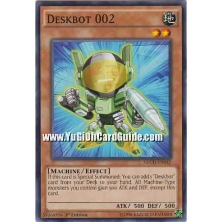 Deskbot 002 (Common) – The New Challengers | Carta YUGIOH en México