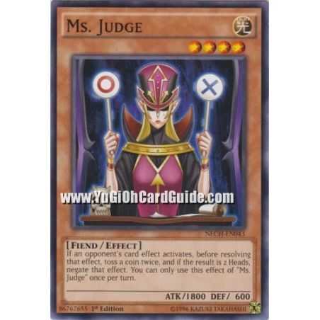 Ms. Judge (Common) – The New Challengers | Carta YUGIOH en México