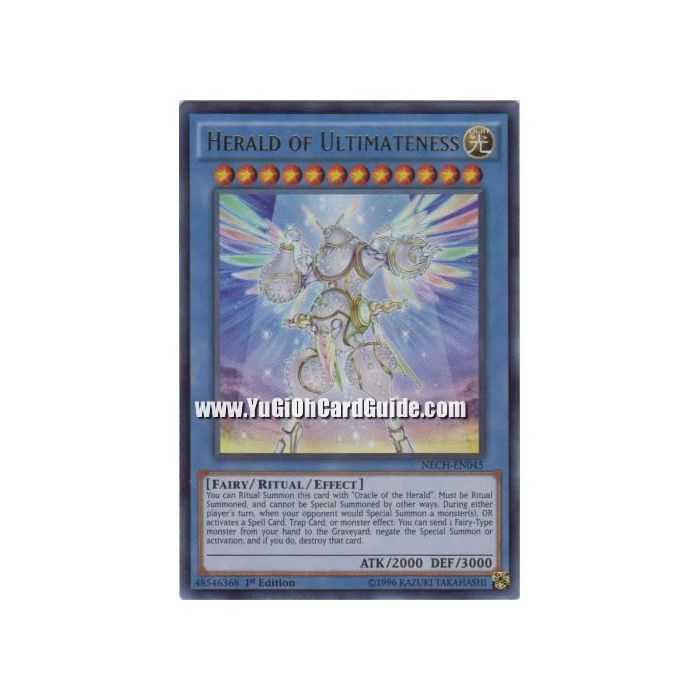 Herald of Ultimateness (Ultra Rare) – The New Challengers | Carta YUGIOH en México