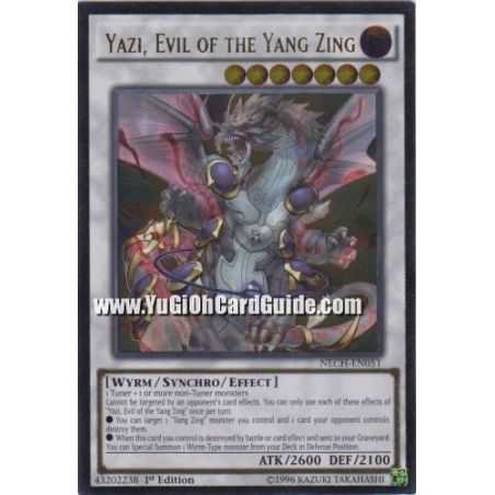 Yazi, Evil of the Yang Zing (Secret Rare) – The New Challengers | Carta YUGIOH en México