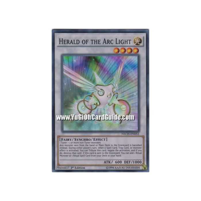 Herald of the Arc Light (Super Rare) – The New Challengers | Carta YUGIOH en México