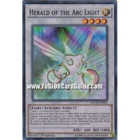 Herald of the Arc Light (Super Rare) – The New Challengers | Carta YUGIOH en México