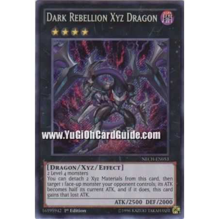Dark Rebellion Xyz Dragon (Secret Rare) – The New Challengers | Carta YUGIOH en México