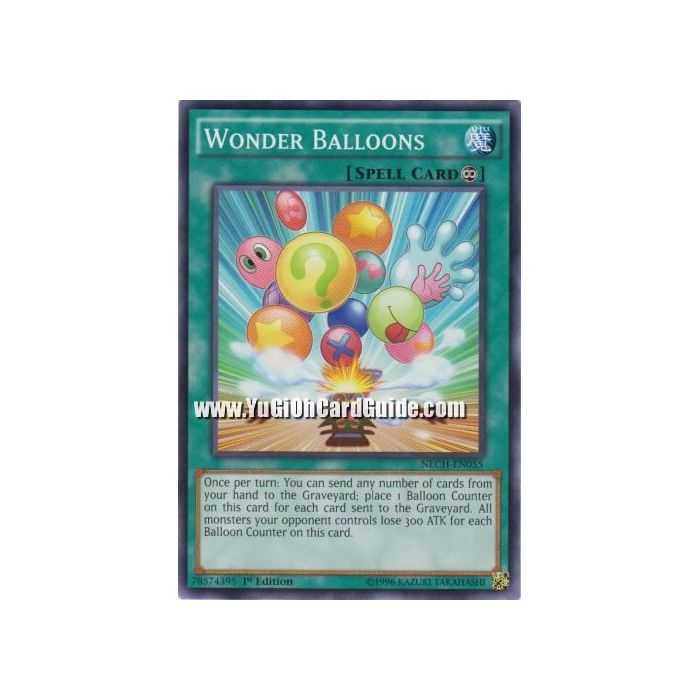 Wonder Balloons (Common) – The New Challengers | Carta YUGIOH en México