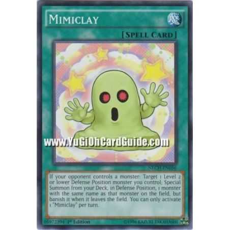 Mimiclay (Common) – The New Challengers | Carta YUGIOH en México