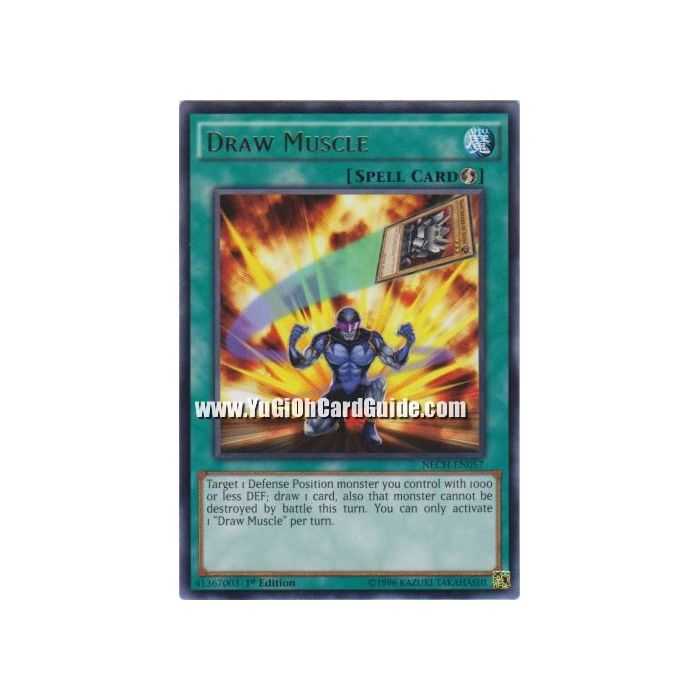 Draw Muscle (Rare) – The New Challengers | Carta YUGIOH en México