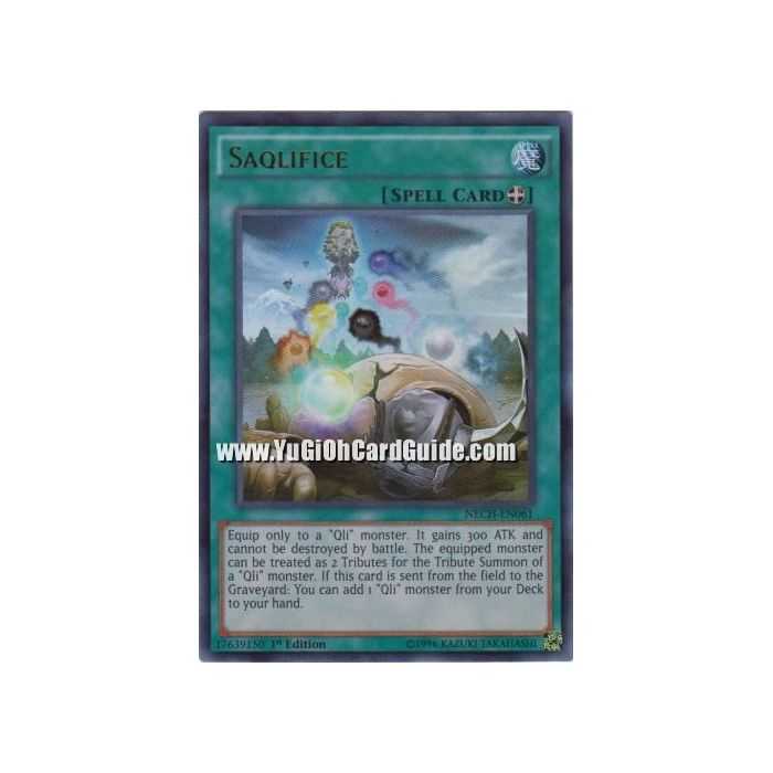 Saqlifice (Ultra Rare) – The New Challengers | Carta YUGIOH en México