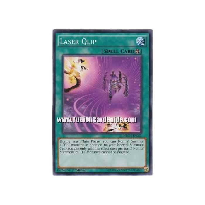 Laser Qlip (Common) – The New Challengers | Carta YUGIOH en México