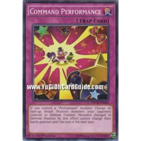 Command Performance (Common) – The New Challengers | Carta YUGIOH en México