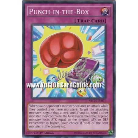 Punch-in-the-Box (Common) – The New Challengers | Carta YUGIOH en México