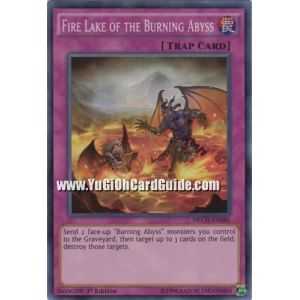 Fire Lake of the Burning Abyss (Super Rare) – The New Challengers | Carta YUGIOH en México