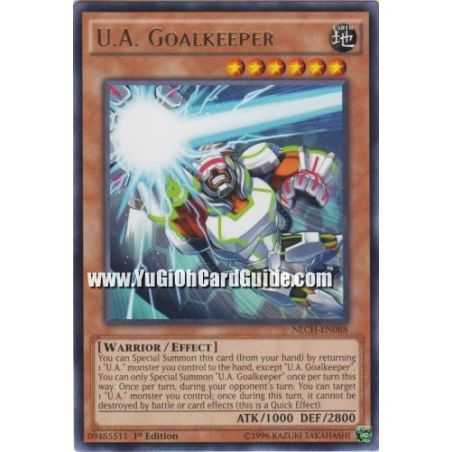 U.A. Goalkeeper (Rare) – The New Challengers | Carta YUGIOH en México