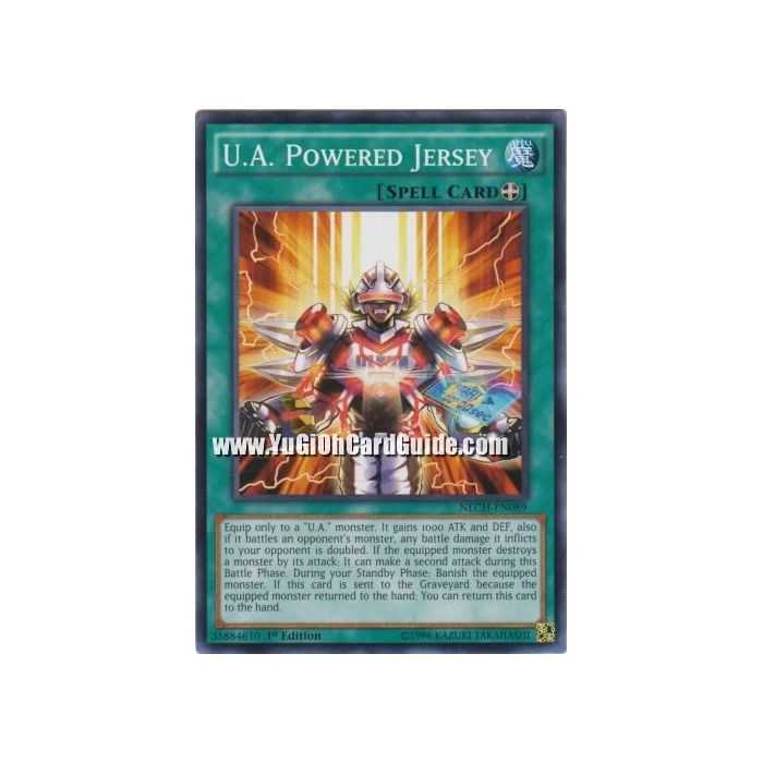 U.A. Powered Jersey (Common) – The New Challengers | Carta YUGIOH en México