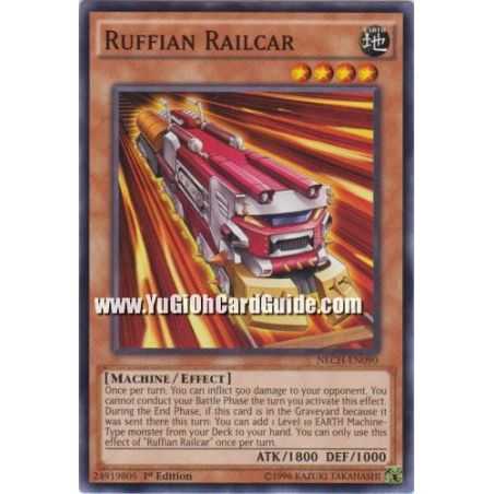 Ruffian Railcar (Common) – The New Challengers | Carta YUGIOH en México