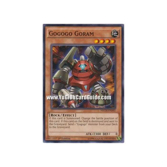 Gogogo Goram (Common) – The New Challengers | Carta YUGIOH en México