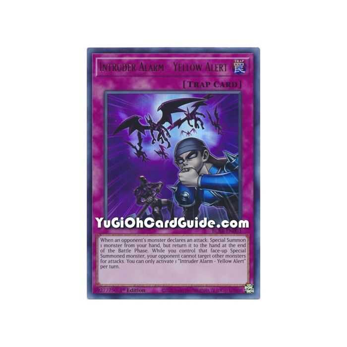 Intruder Alarm - Yellow Alert (Ultra Rare) – Battles of Legend Armageddon | Carta YUGIOH en México