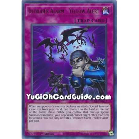 Intruder Alarm - Yellow Alert (Ultra Rare) – Battles of Legend Armageddon | Carta YUGIOH en México