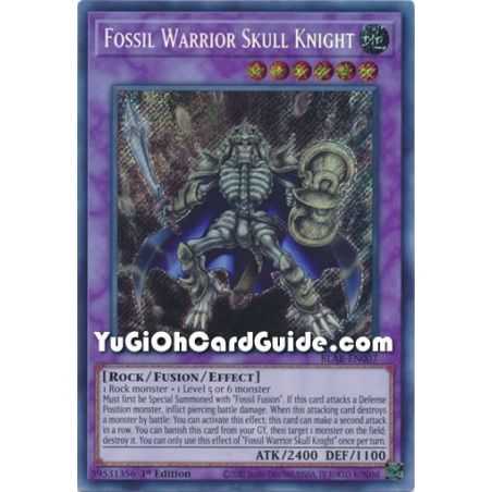 Fossil Warrior Skull Knight (Secret Rare) – Battles of Legend Armageddon | Carta YUGIOH en México