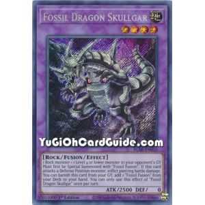 Fossil Dragon Skullgar (Secret Rare) – Battles of Legend Armageddon | Carta YUGIOH en México