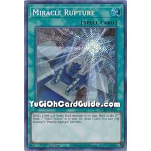 Miracle Rupture (Secret Rare) – Battles of Legend Armageddon | Carta YUGIOH en México