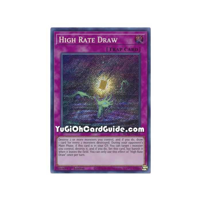 High Rate Draw (Secret Rare) – Battles of Legend Armageddon | Carta YUGIOH en México