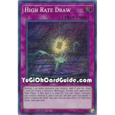 High Rate Draw (Secret Rare) – Battles of Legend Armageddon | Carta YUGIOH en México