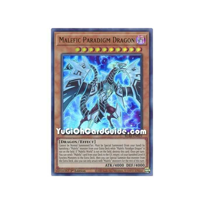 Malefic Paradigm Dragon (Ultra Rare) – Battles of Legend Armageddon | Carta YUGIOH en México